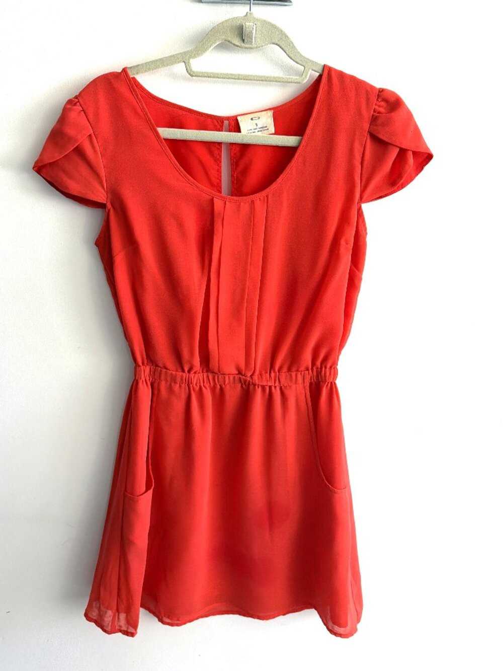 Pins and Needles Casual Red Mini Dress Size Small